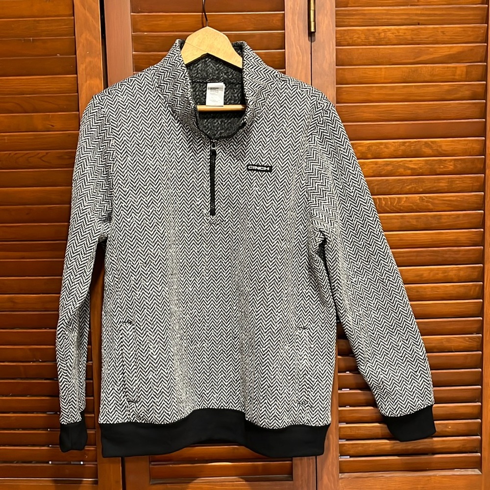 Cinch Heavy Herringbone Pullover - image 1